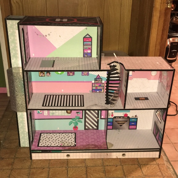 Lol Surprise House Lol Doll House Used Buy Surprise! OMG Wooden